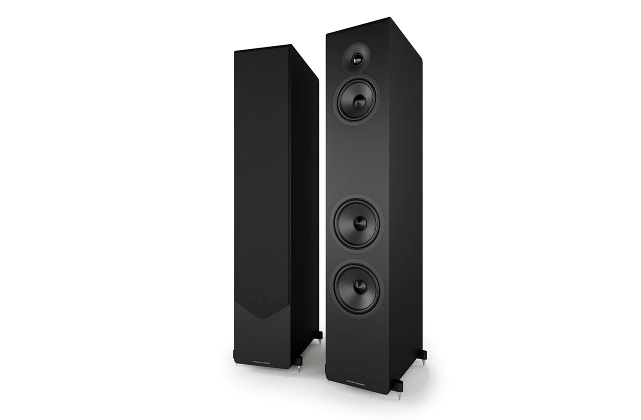 Acoustic Energy AE320 MK2 Floorstanding Speakers Pair Matt Black