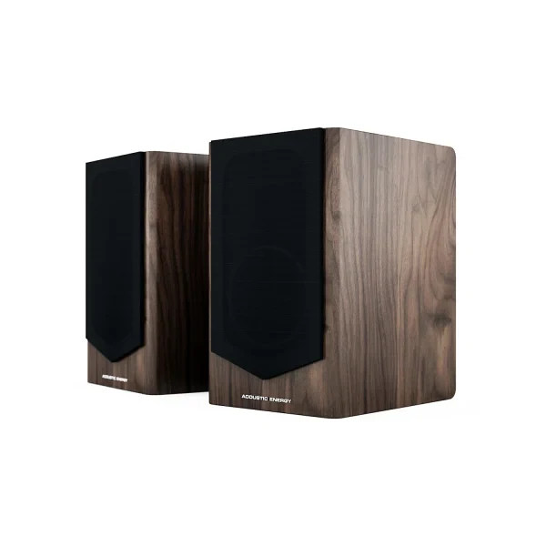 Acoustic Energy AE500 Standmount Speakers (Pair) Walnut Wood Veneer - Image 2