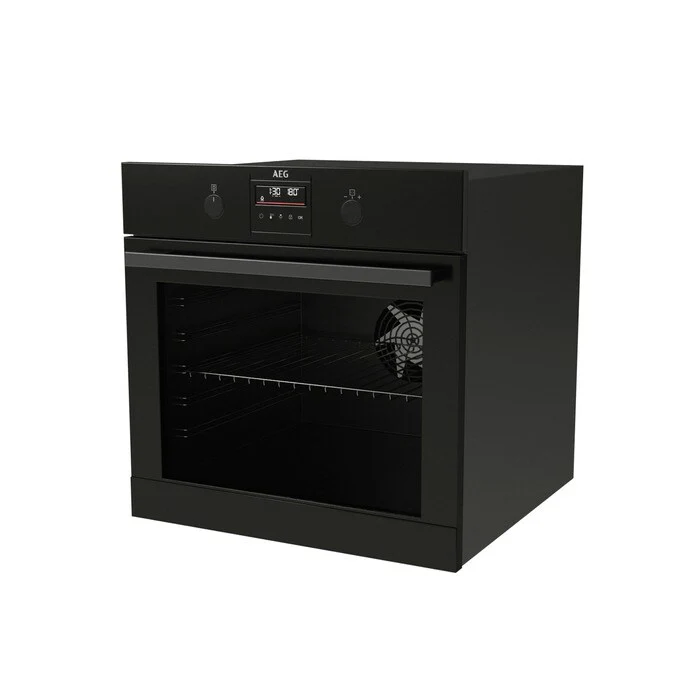 AEG 6000 Series BPK355061B Steam Bake Electric Single Built in Oven with Retractable Dials in Black - Image 5