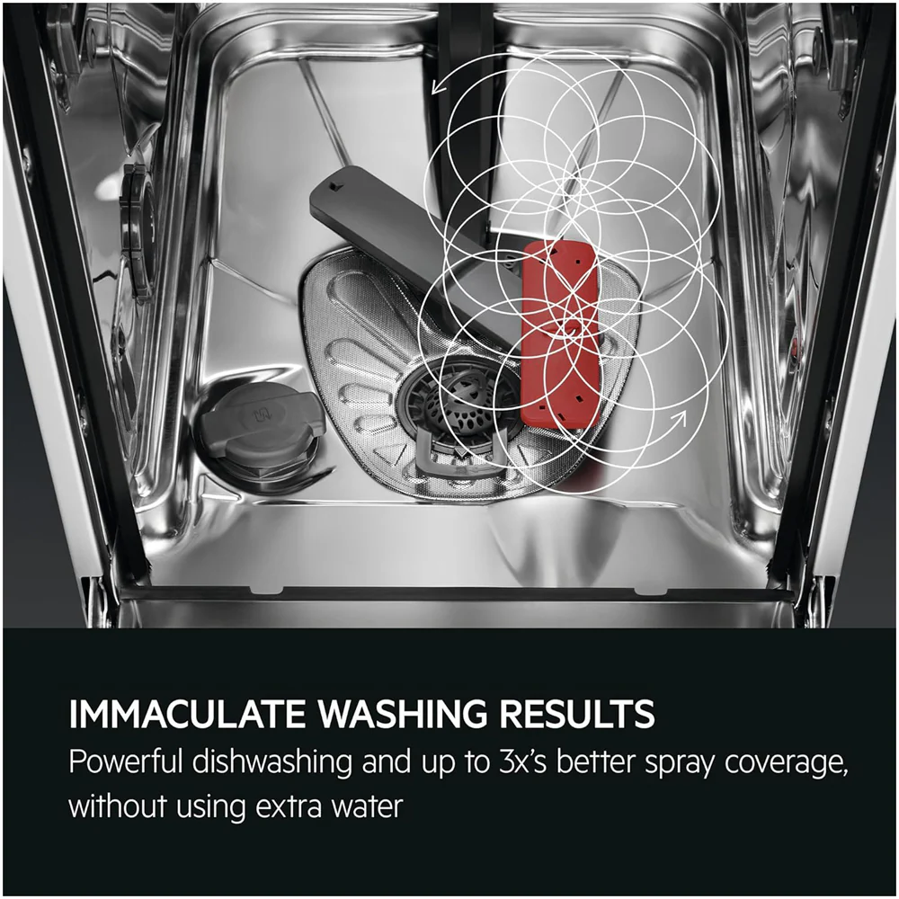 AEG FFB62417ZW Series 6000 SatelliteClean Freestanding Dishwasher with 9 Place Settings White - Image 3