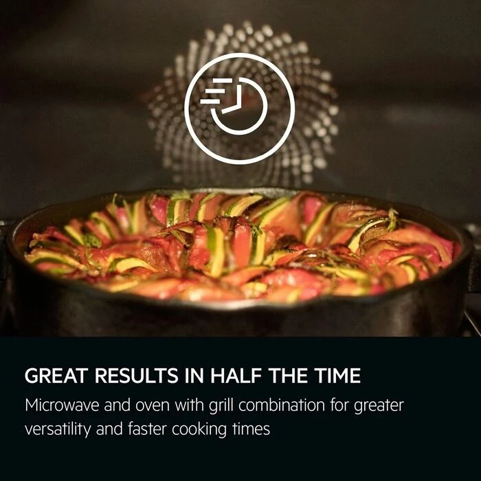 AEG Series 8000 MealAssist TK8NK721T Compact Built in Microwave Combination Oven - Image 6
