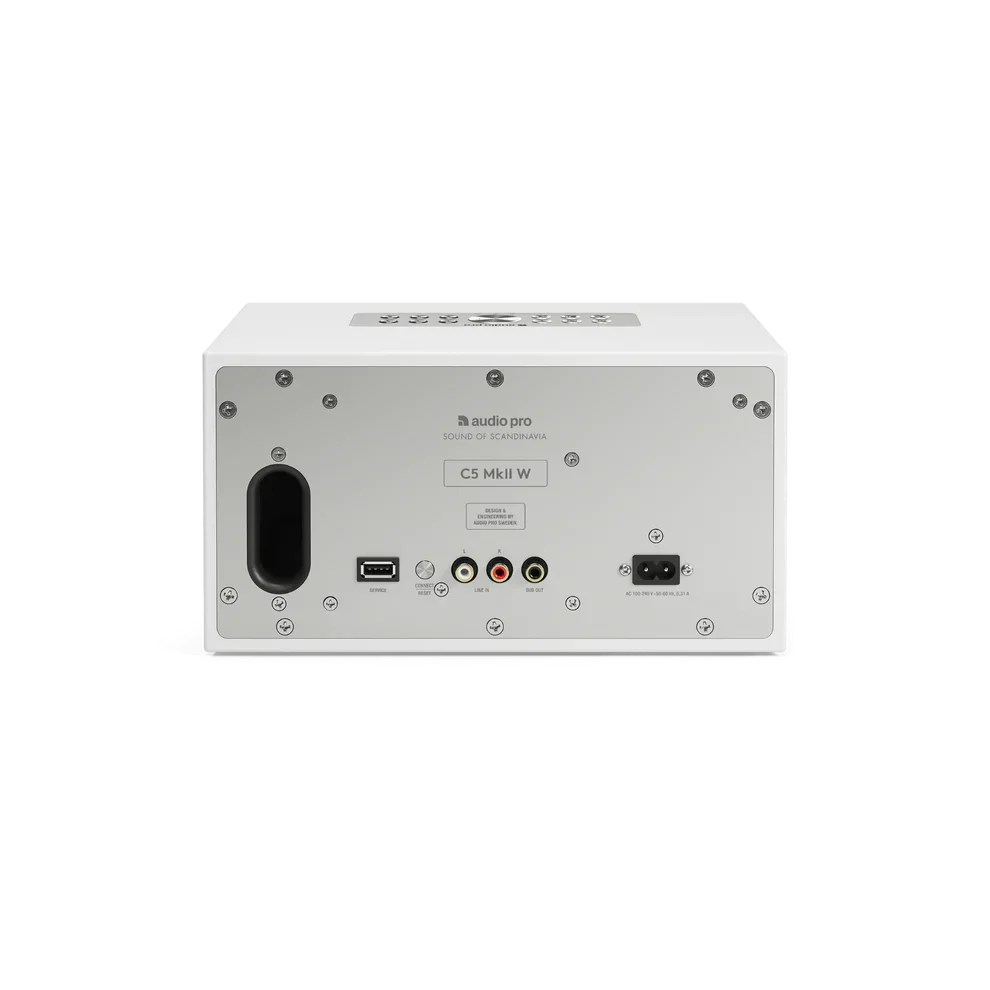 Audio Pro C5 MKII W Compact Wireless Multiroom Speaker White - Image 5