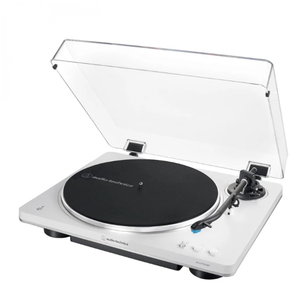 Audio Technica AT-LP70XBT Fully Automatic Bluetooth Wireless Turntable with Kanto ORA 100W Powered Reference Speakers HiFi Package White - Image 9