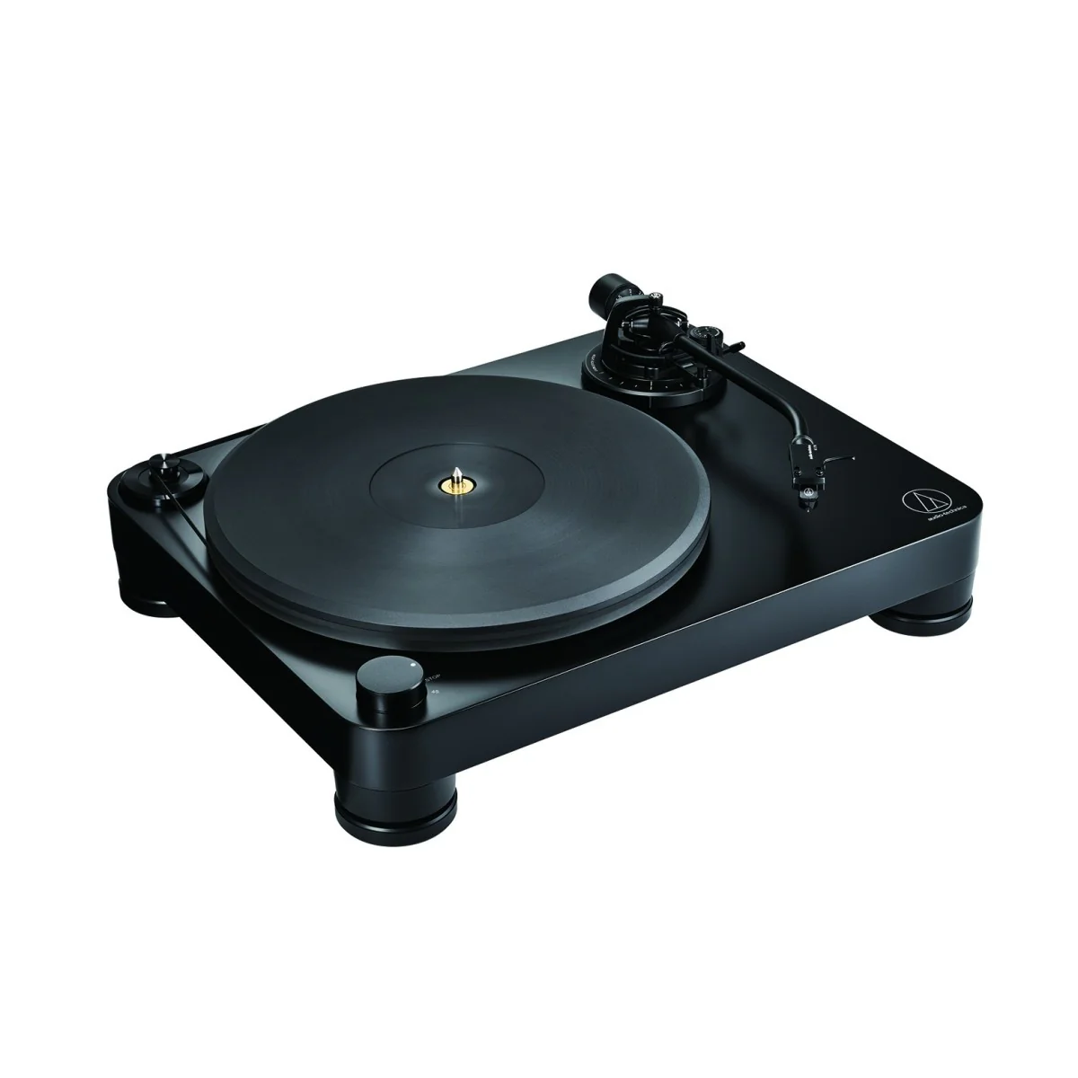 Audio Technica AT-LP7X Fully Manual Belt-Drive Turntable with Built-in Phono Pre-amp for MM/MC Cartridges - Black - Image 5