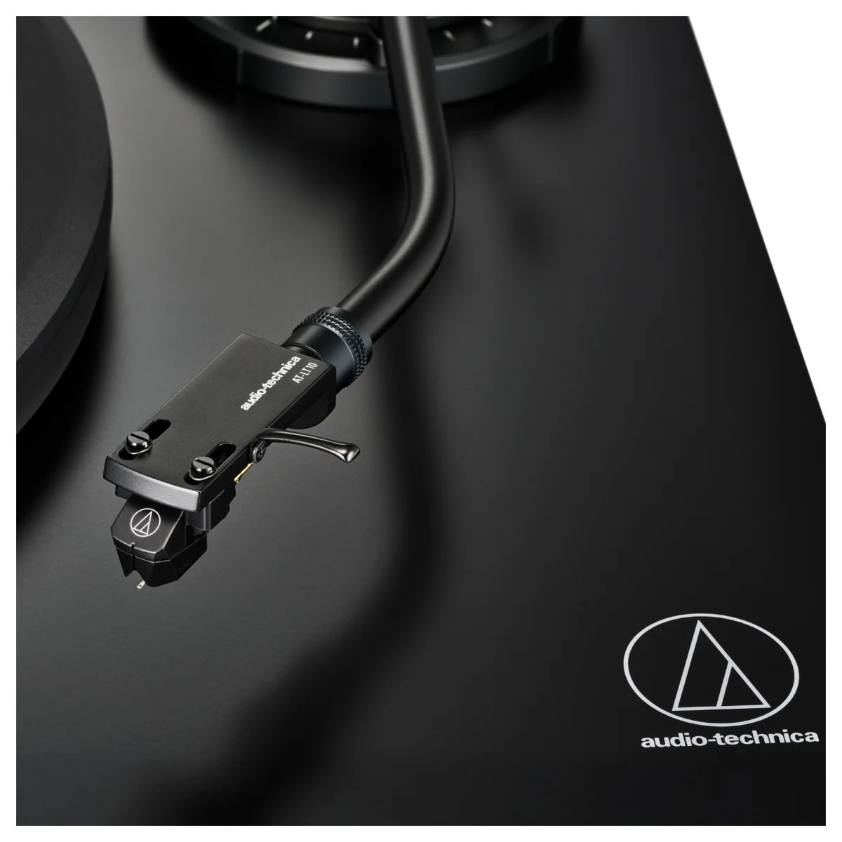 Audio Technica AT-LP7X Fully Manual Belt-Drive Turntable with Built-in Phono Pre-amp for MM/MC Cartridges - Black - Image 8