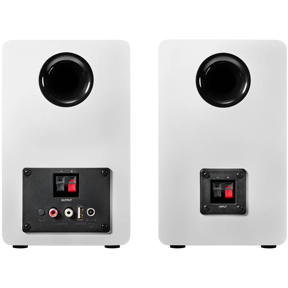 Audio Technica AT-SP3X Powered Bluetooth Bookshelf Speakers White with AT-ST3 Stands Pair - Image 5