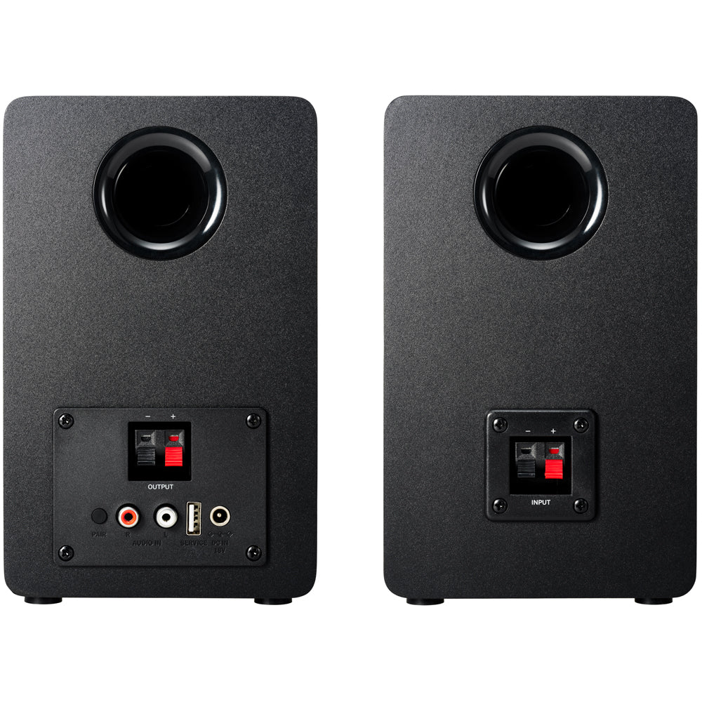 Audio Technica AT-SP3X Powered Bluetooth Bookshelf Speakers with AT-ST3 Stands Pair - Black - Image 5