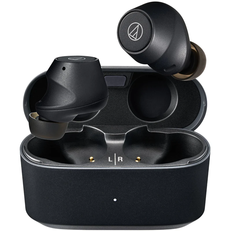 Audio Technica ATH-CKS30TW+ Noise Cancelling Wireless Earbuds Black - Image 3