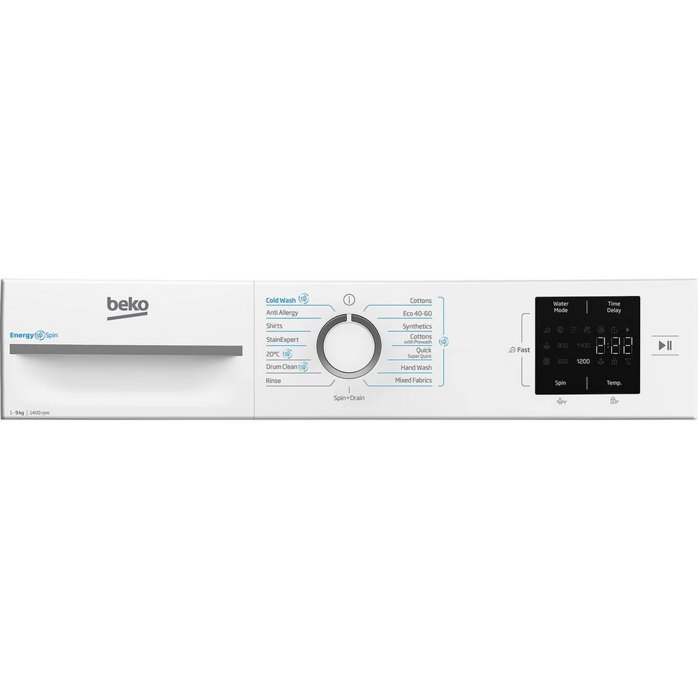 Beko BM3WT3941W 9kg 1400 Spin Freestanding Washing Machine White - Image 4