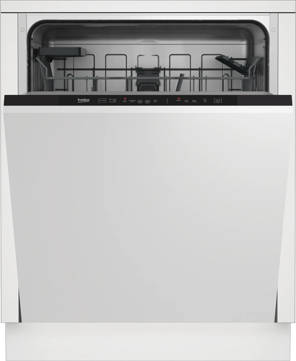 Beko DIN15C20 Integrated Full Size Dishwasher - 14 Place Settings