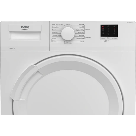 Beko DTLCE80041W 8kg Condenser Tumble Dryer White - Image 4