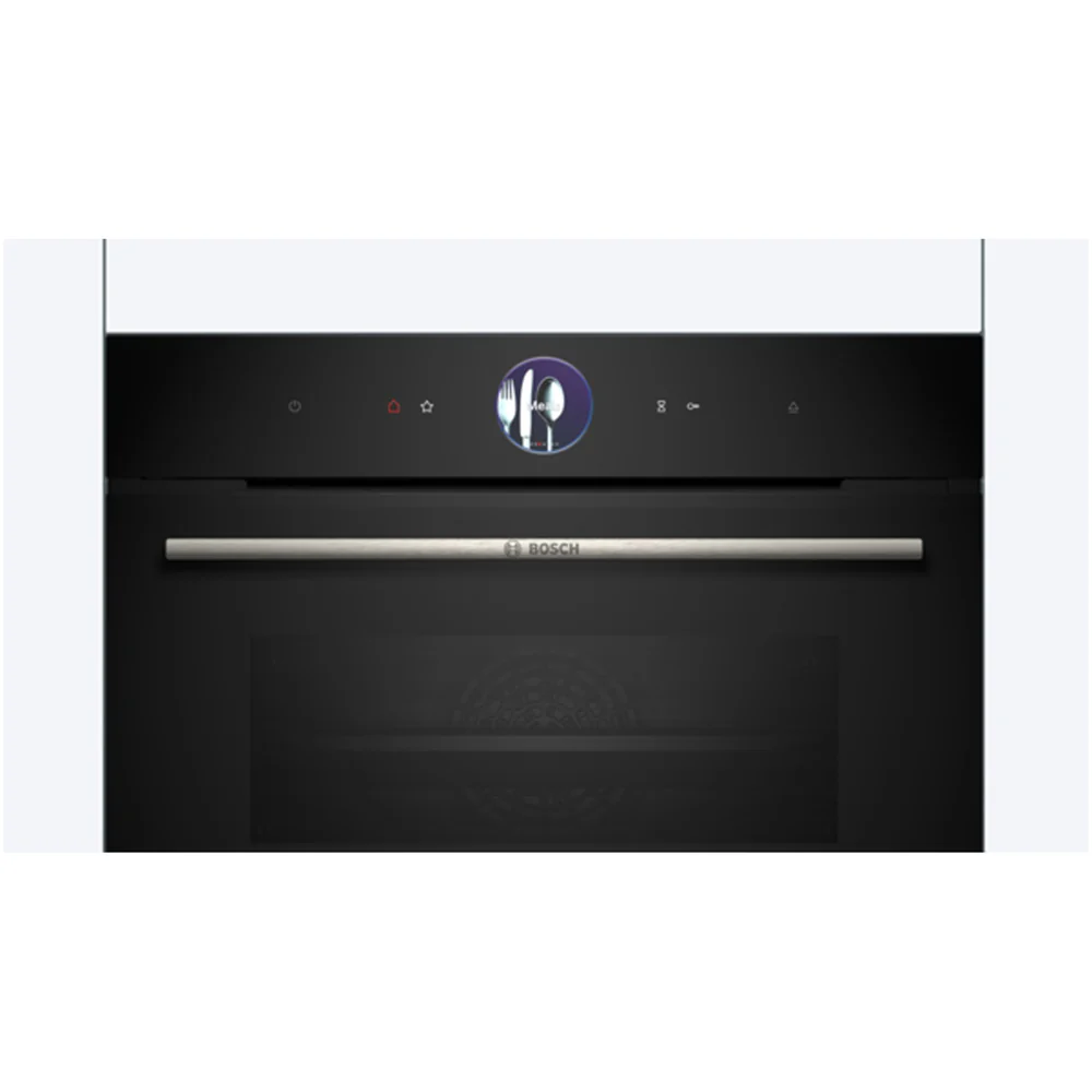 Bosch CSG7361B1 47L Series 8 Built-In Steam Combi Oven Black - A Rated - Image 3