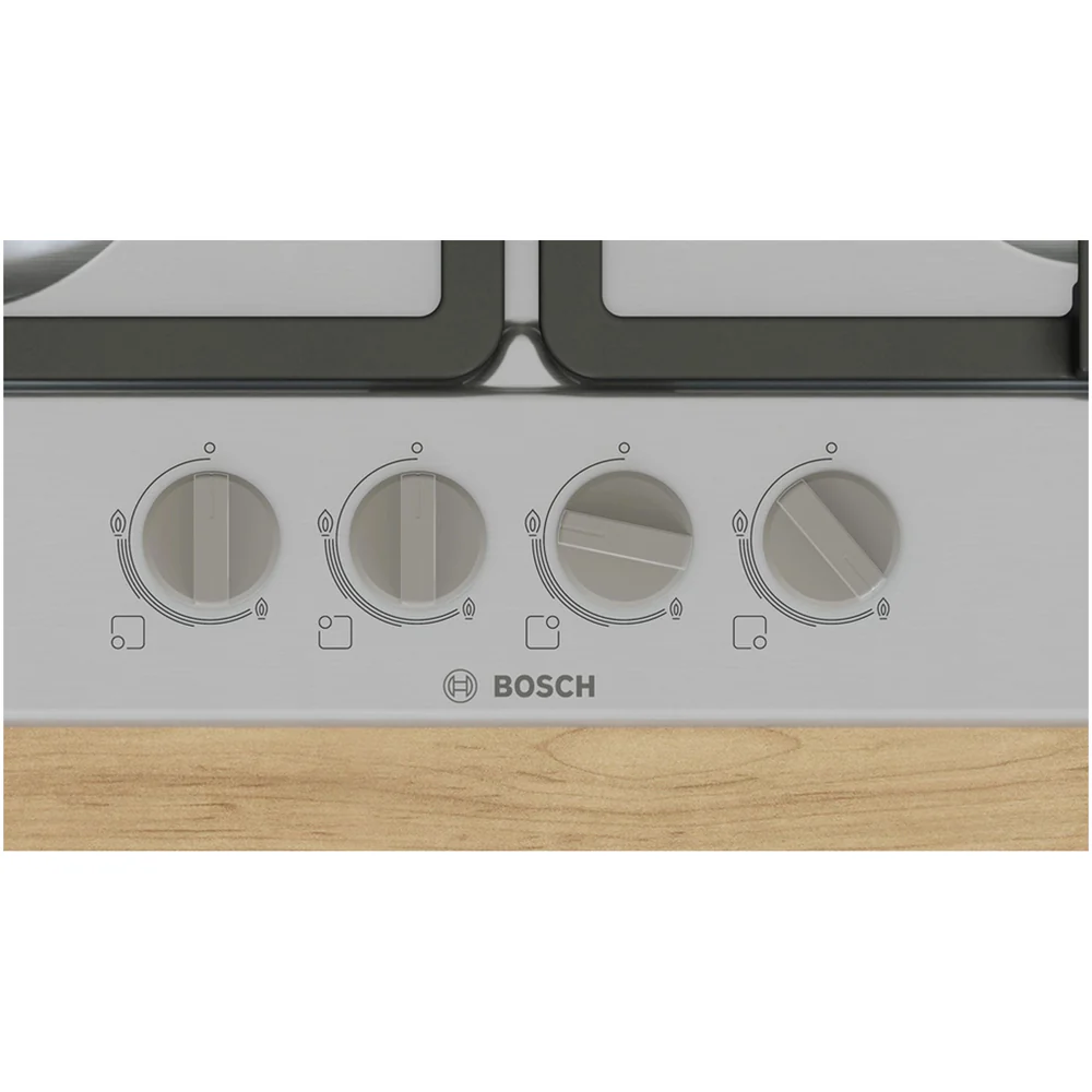 Bosch PGP6B5K90 Series 4 60cm Gas Hob Stainless steel - Image 3
