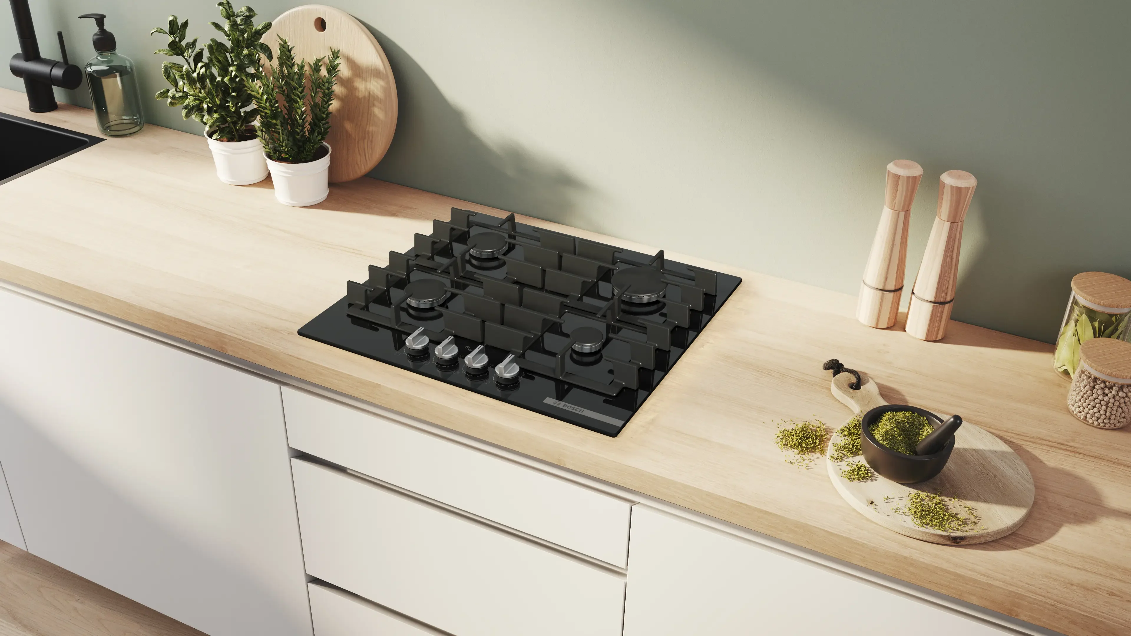 Bosch Series 6 PPP6A6I40 60cm Gas on Glass Hob - Image 4