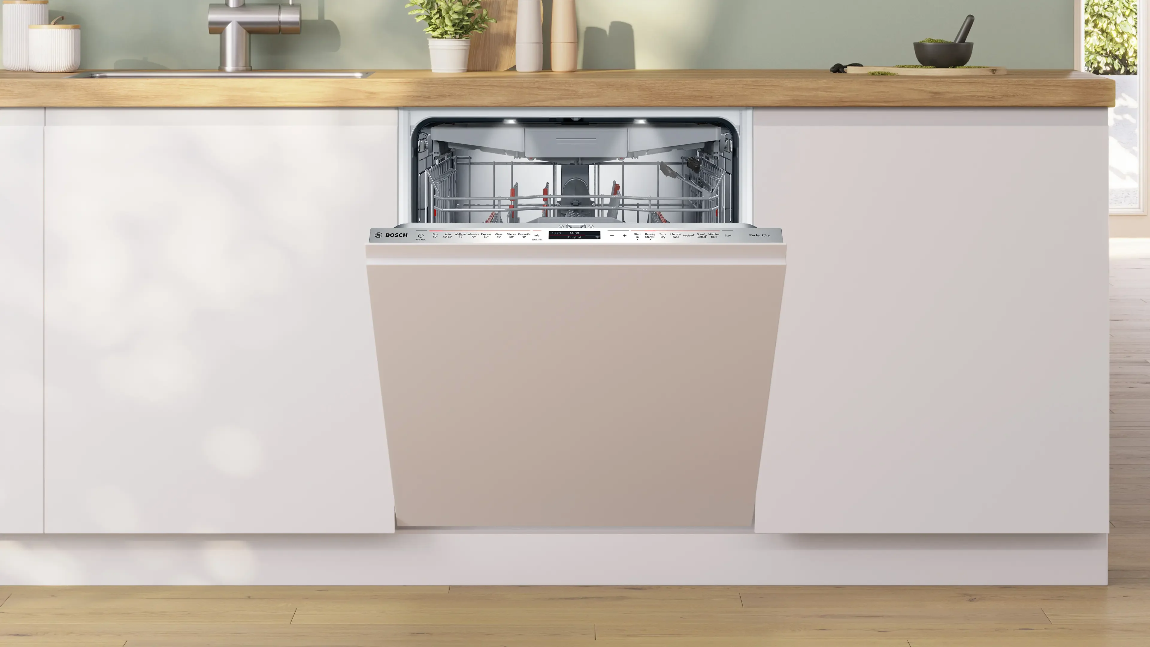 Bosch Series 8 SMD8YCX03G Fully Integrated Dishwasher 14 Place Settings - Image 2