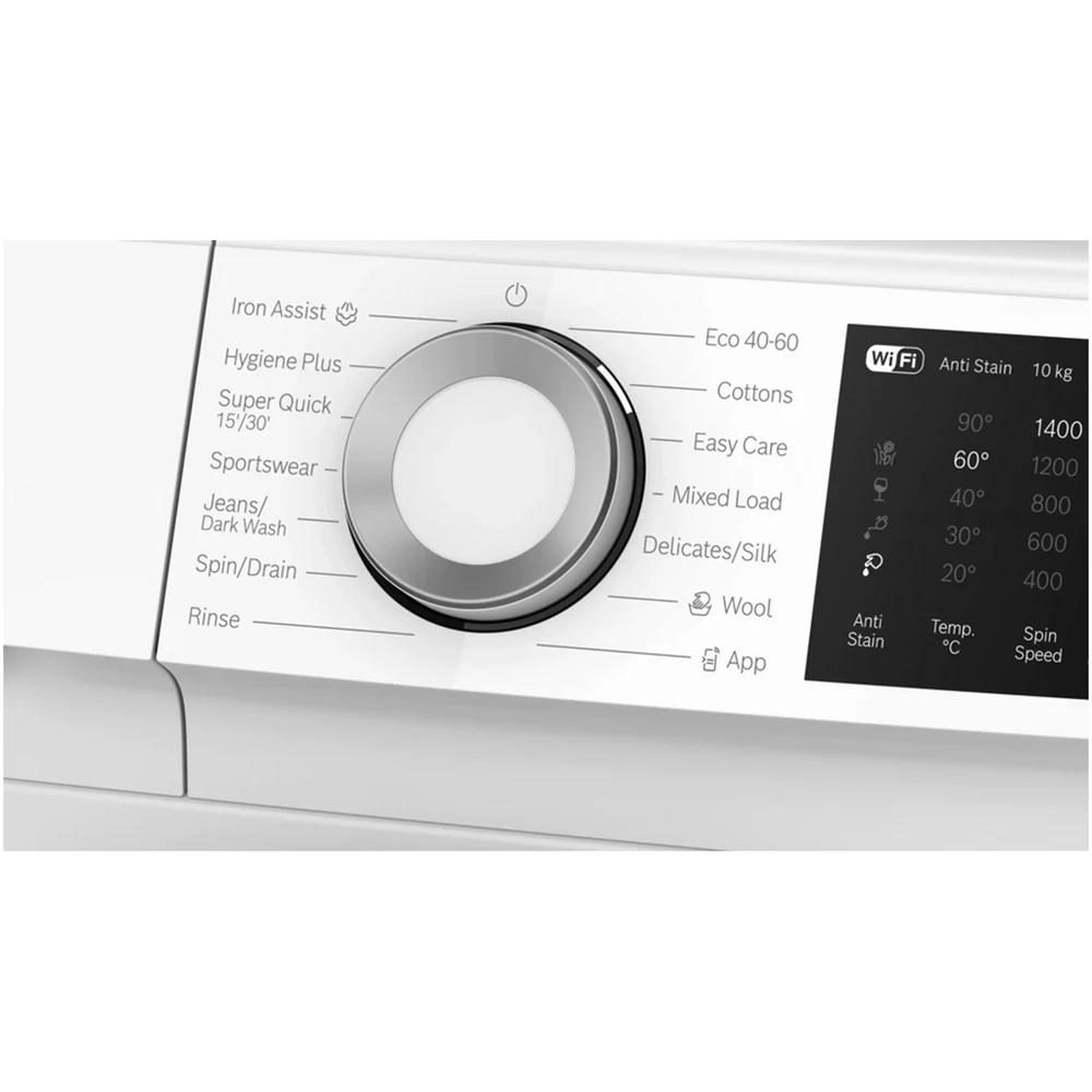 Bosch WGJ25400GB Series 6 10kg 1400 Spin Freestanding Front Load Washing Machine White - Image 3