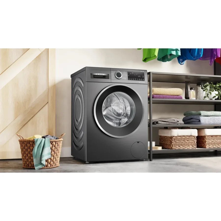 Bosch WNG254R1GB Series 6 Freestanding Washer Dryer 10.5+6kg 1400 Spin Graphite - Image 4