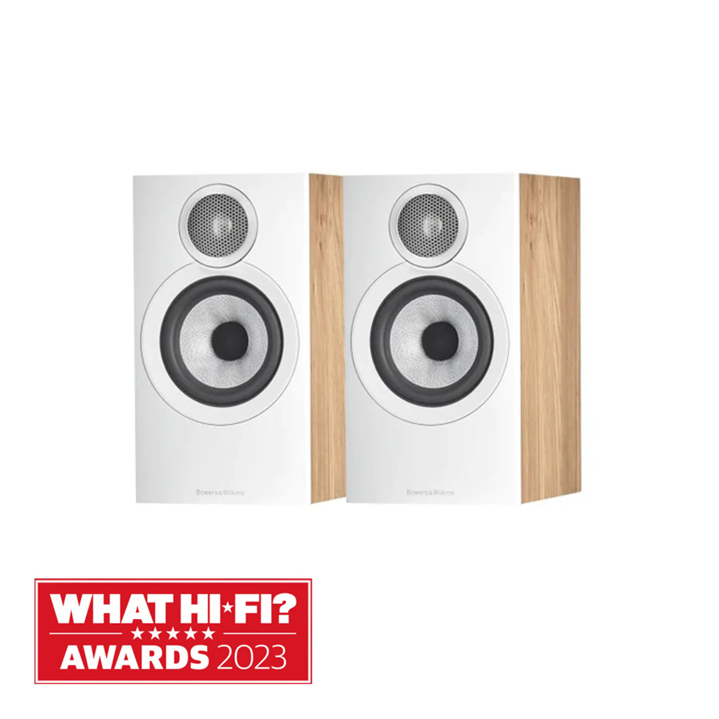Bowers & Wilkins 607 S3 Bookshelf Speakers Pair Oak - Image 2