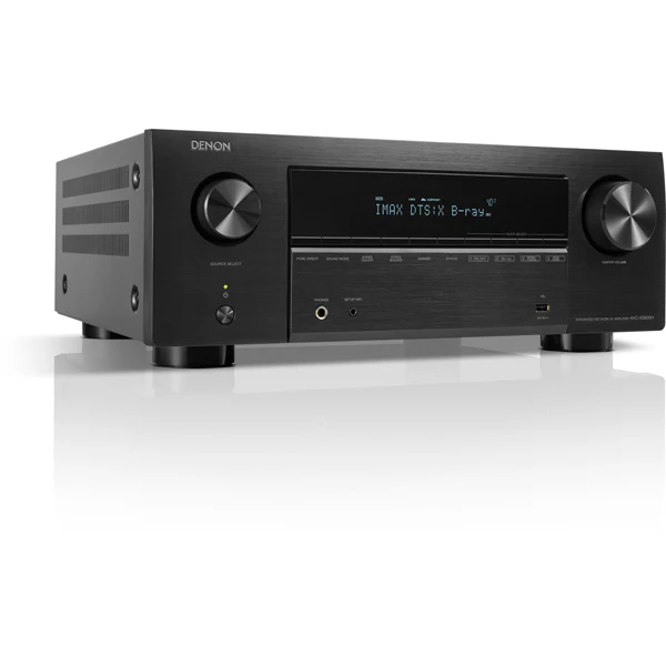 DENON AVCX3800H 8K AV Receiver Bundle With Bowers & Wilkins M-1 Satellite Speaker Black 5.0 System Black - Image 2