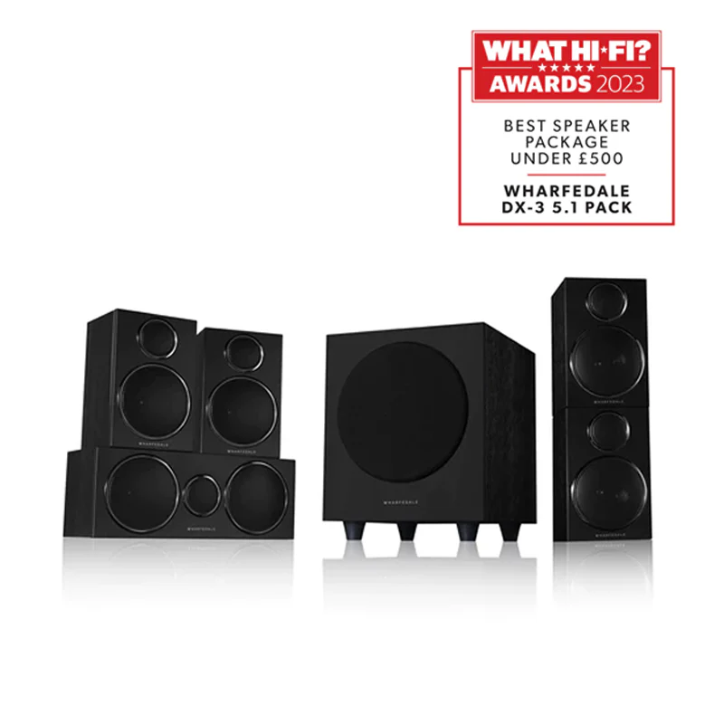 DENON AVCX3800H 8K AV Receiver With Wharfedale DX3 HCP 5.1 Speaker Package Black - Image 2