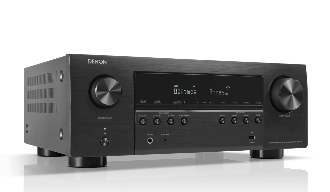 DENON AVR-S970H 7.2 Ch 185W 8K with HEOS Built-in AV Receiver - Image 4