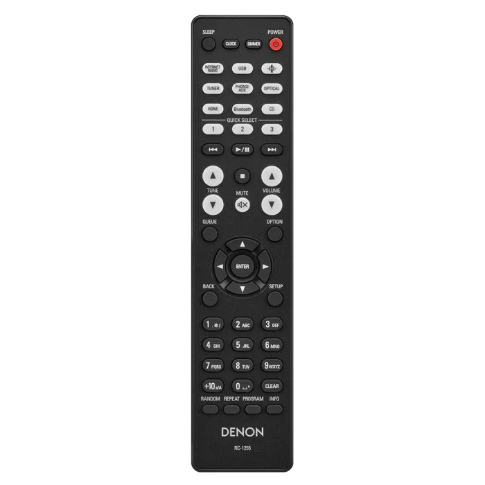 Denon RCD-N12 Mini All-In-One Hi-Fi System with CD Player & Radio with HEOS Built-in Black Ex-Display Clearance - Image 7