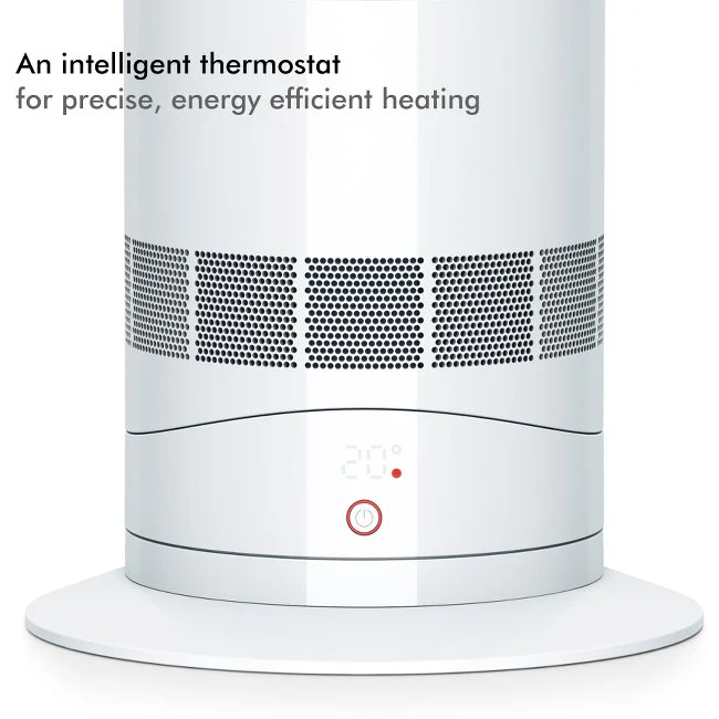 Dyson AM09 Hot + Cool™  Jet Focus Fan Heater White Nickel - Image 3