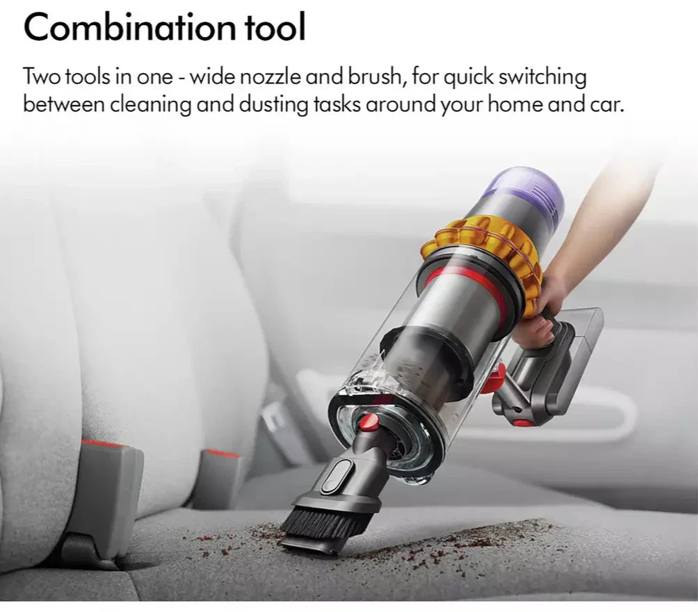 Dyson V15 Detect Absolute Cordless Stick Vacuum Cleaner up to 60 Minutes Run Time Yellow 2024 - Image 7