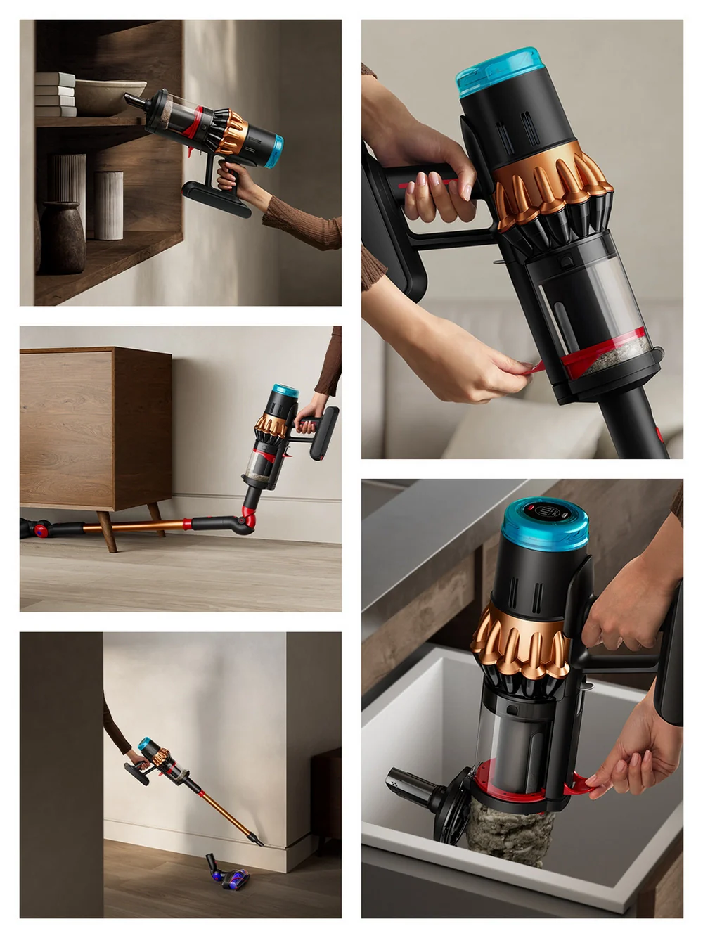 Dyson V16 Piston Animal Cordless Stick Vacuum Cleaner - Black Copper V16PISTONANML Clearance - Image 2