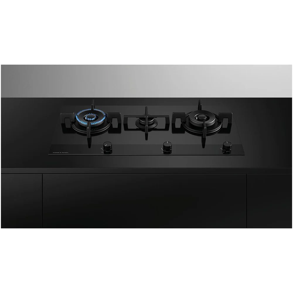 Fisher and Paykel CG903DLPGB4 Series 9 90cm 3 Burner Gas Hob Black Glass - Image 2