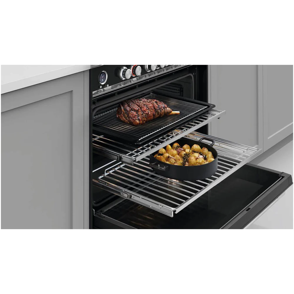 Fisher and Paykel OR90SCI6B1 Series 9 Classic Single Oven Induction Range Cooker With Pyrolytic Cleaning Black - Image 8