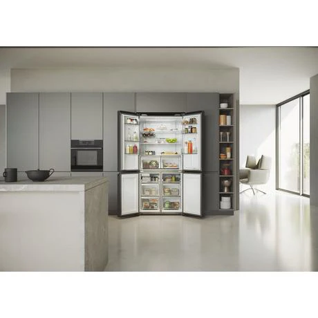 Haier HCR5919EHMB Cube 90 Series 5 American Fridge Freezer Brushed Black - Image 18