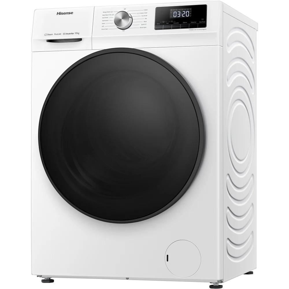 Hisense WFQA1014EVJM 3 Series 10 kg 1400 Spin Freestanding Front Load Washing Machine White - Image 4