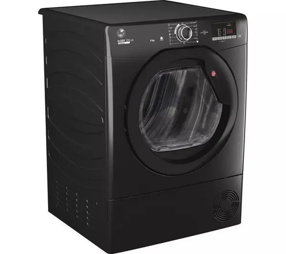 Hoover HLE C9DGB H-Dry 300 Lite 9kg Freestanding Condenser Tumble Dryer Black - Image 3