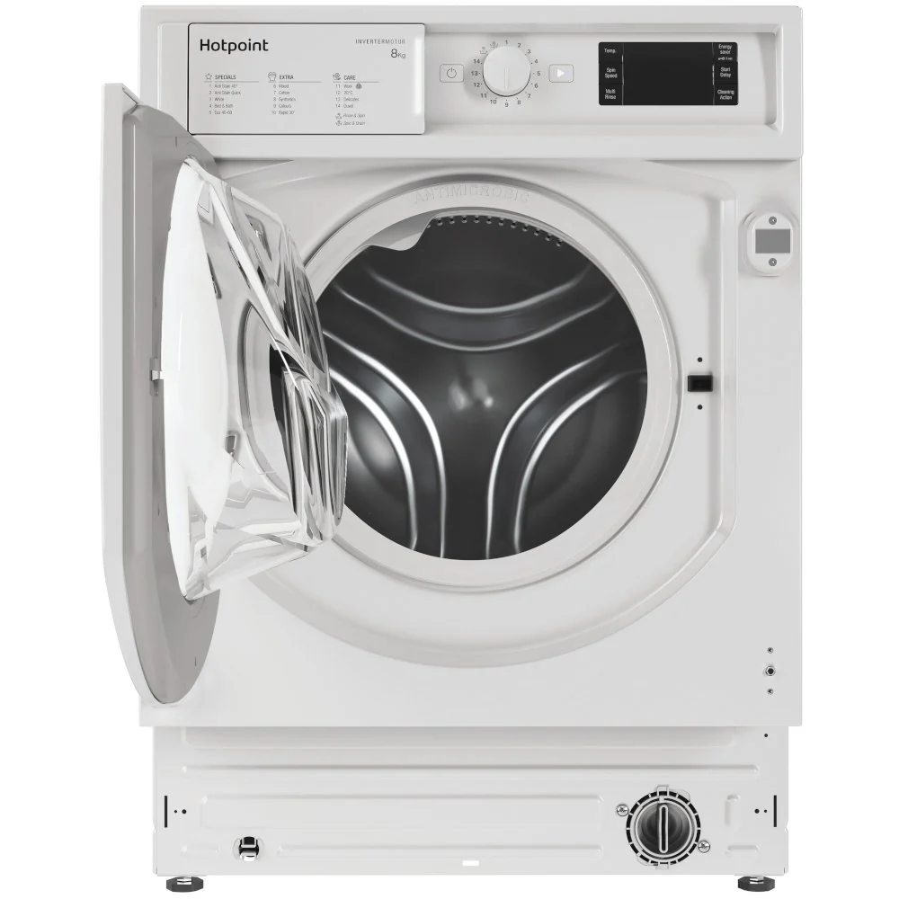 Hotpoint BIWMHG81485UK Integrated 8kg 1400 Spin Washing Machine - Image 2