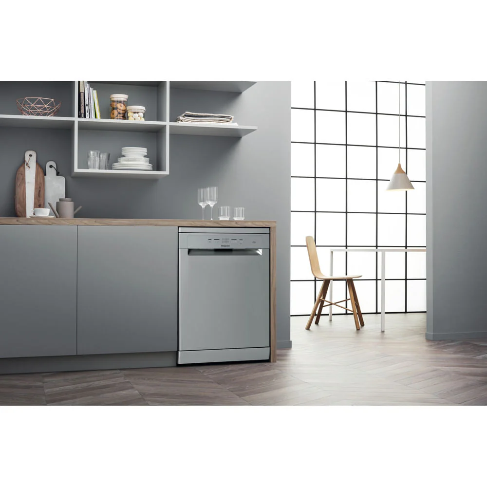 Hotpoint H2F HL626 X UK Freestanding Full Size Dishwasher 14 Place Settings with Rapid Wash Inox H2FHL626X - Image 5