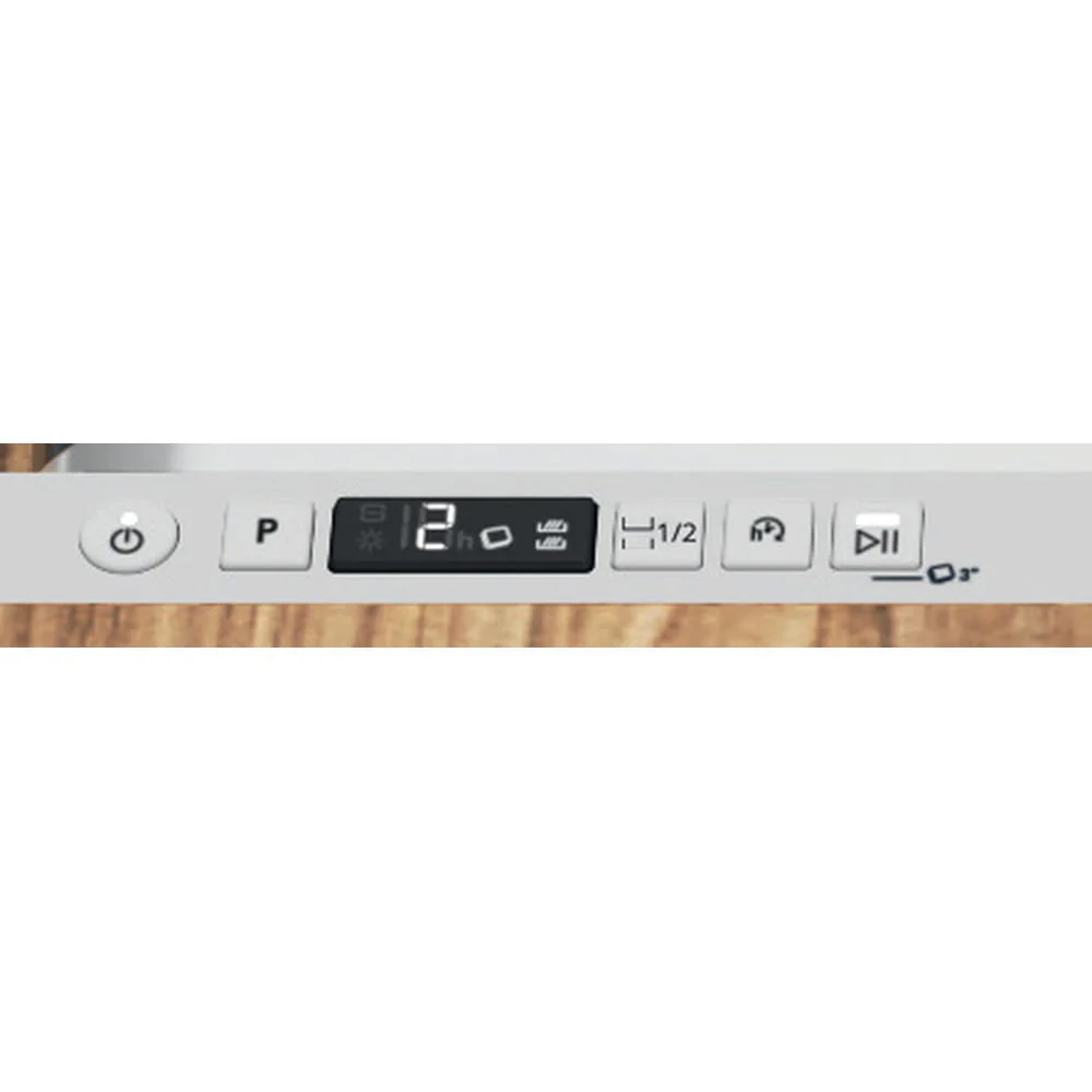 Hotpoint H2I HD526 UK Integrated Full Size Dishwasher 14 Place Settings with Rapid Wash Silver H2IHD526 - Image 4