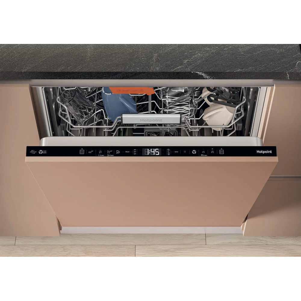 Hotpoint H8IA115M4TUSUK Hydroforce Integrated Full Size Dishwasher with Maxi Space Tub 15 Place Settings - Image 6