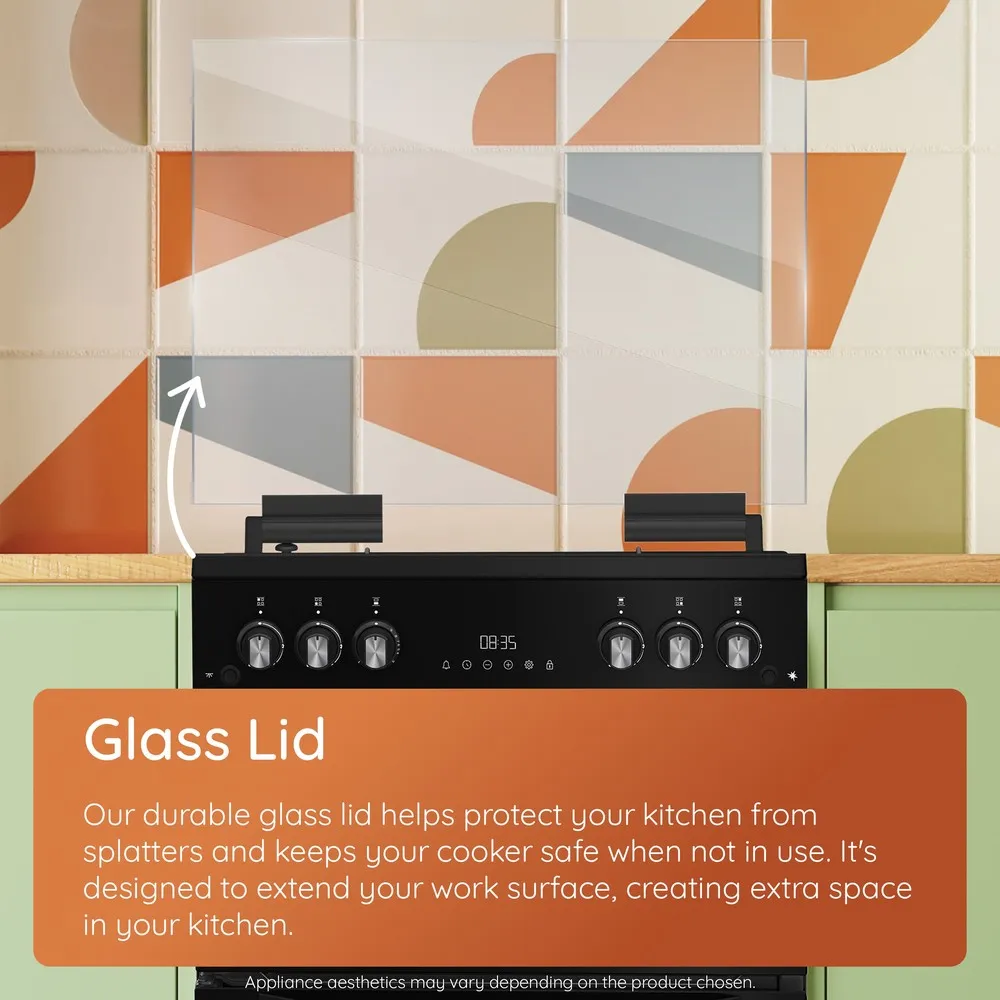 Hotpoint HDG5GCW 50cm Gas Double Cooker White - Image 9