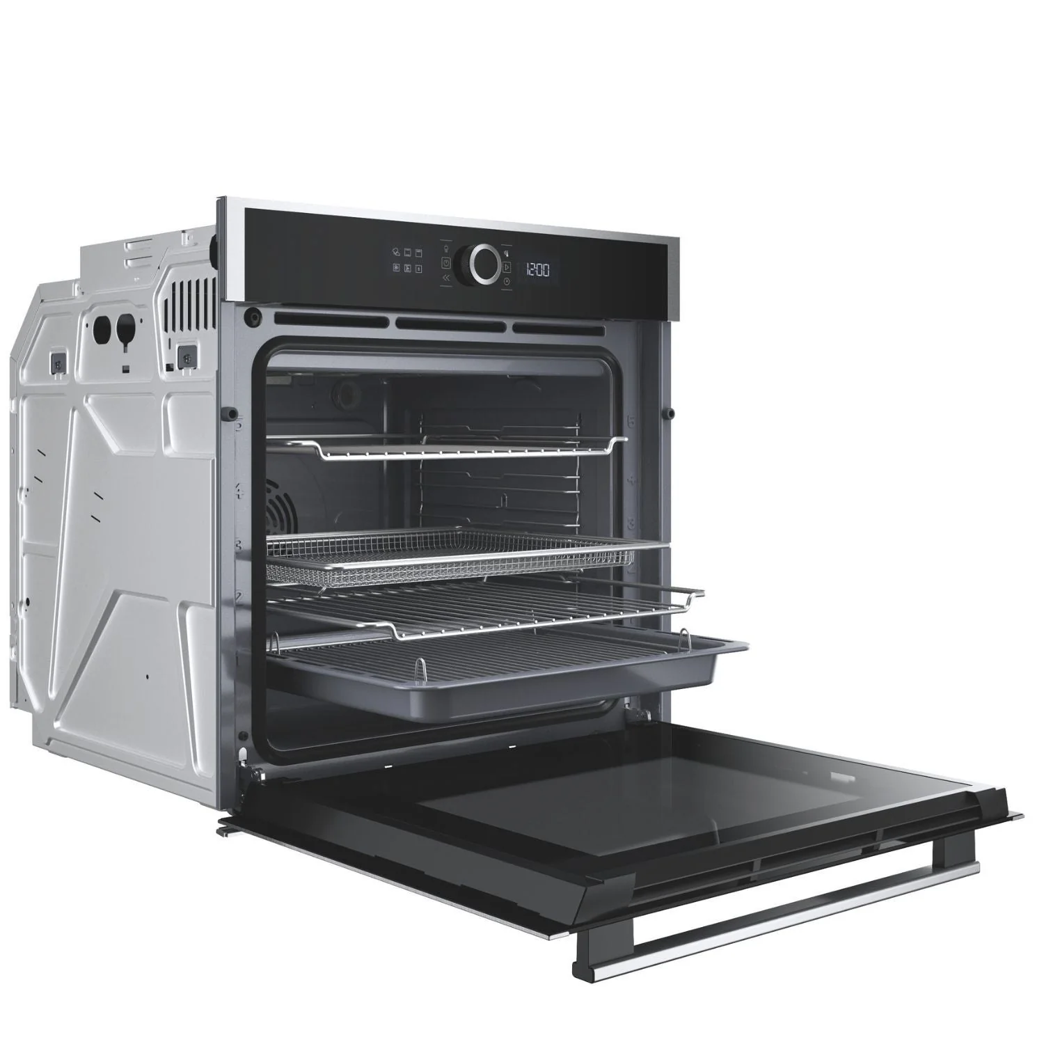 Hotpoint HOI4S8HM0XUK Built In Electric Single Oven With Air Fryer Stainless Steel - Image 3