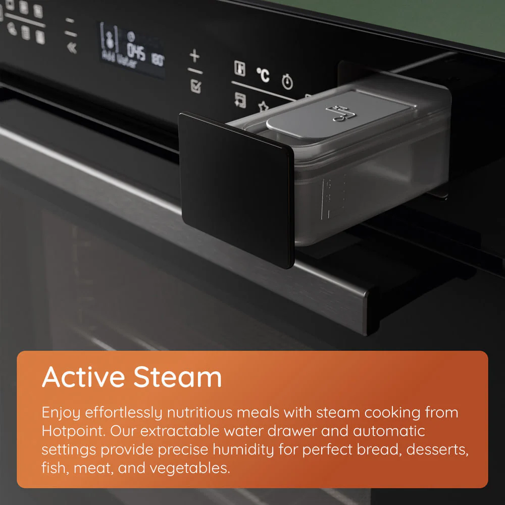 Hotpoint HOI6A8PT1SXUK Class 6 Built-In Electric Single Oven With Pyrolytic Cleaning Stainless Steel - Image 3