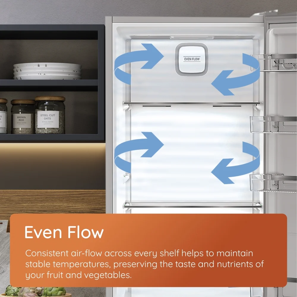Hotpoint HPK 26403 W4UK Freestanding Dual No Frost 70/30 Fridge Freezer with Even Flow White HPK26403W4UK - Image 9