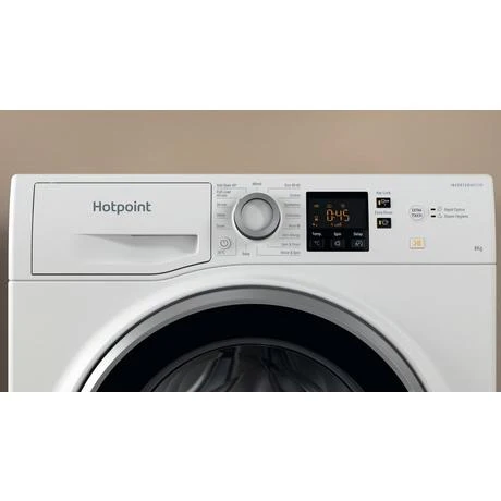 Hotpoint NSWE846WSUK 8kg 1400 Spin Washing Machine White - Image 3