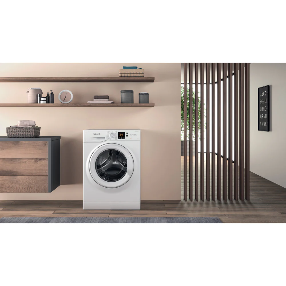Hotpoint NSWF846WUK 8kg 1400 Spin Washing Machine White - Image 9