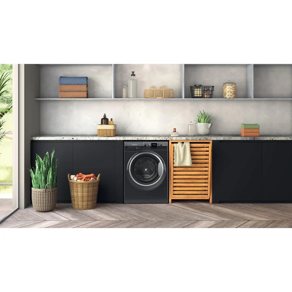 Hotpoint NSWF946BSUK 9Kg 1400 Spin Washing Machine Black - Image 8