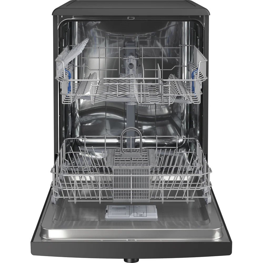 Indesit D2FHK26B Full Size Dishwasher with 14 Place Setting Black - Image 3
