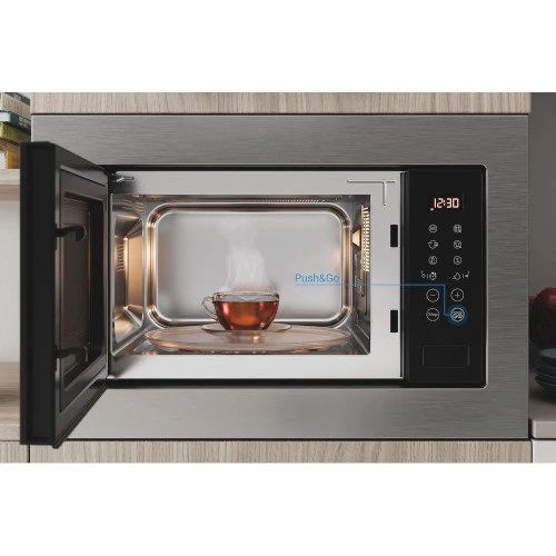 Indesit MWI125GX Built-In Microwave Stainless Steel - Image 3