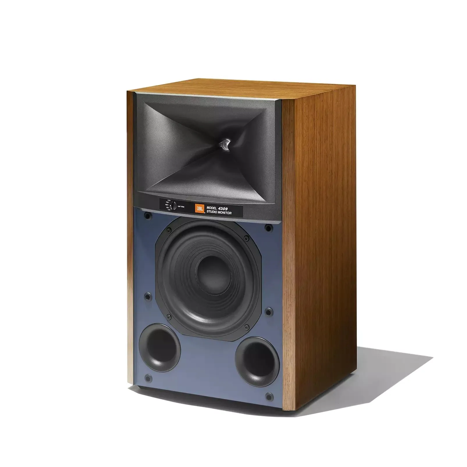 JBL 4309 High Performance Studio Monitor Bookshelf Speakers in Walnut with JS-65 Stands Pair - Image 7