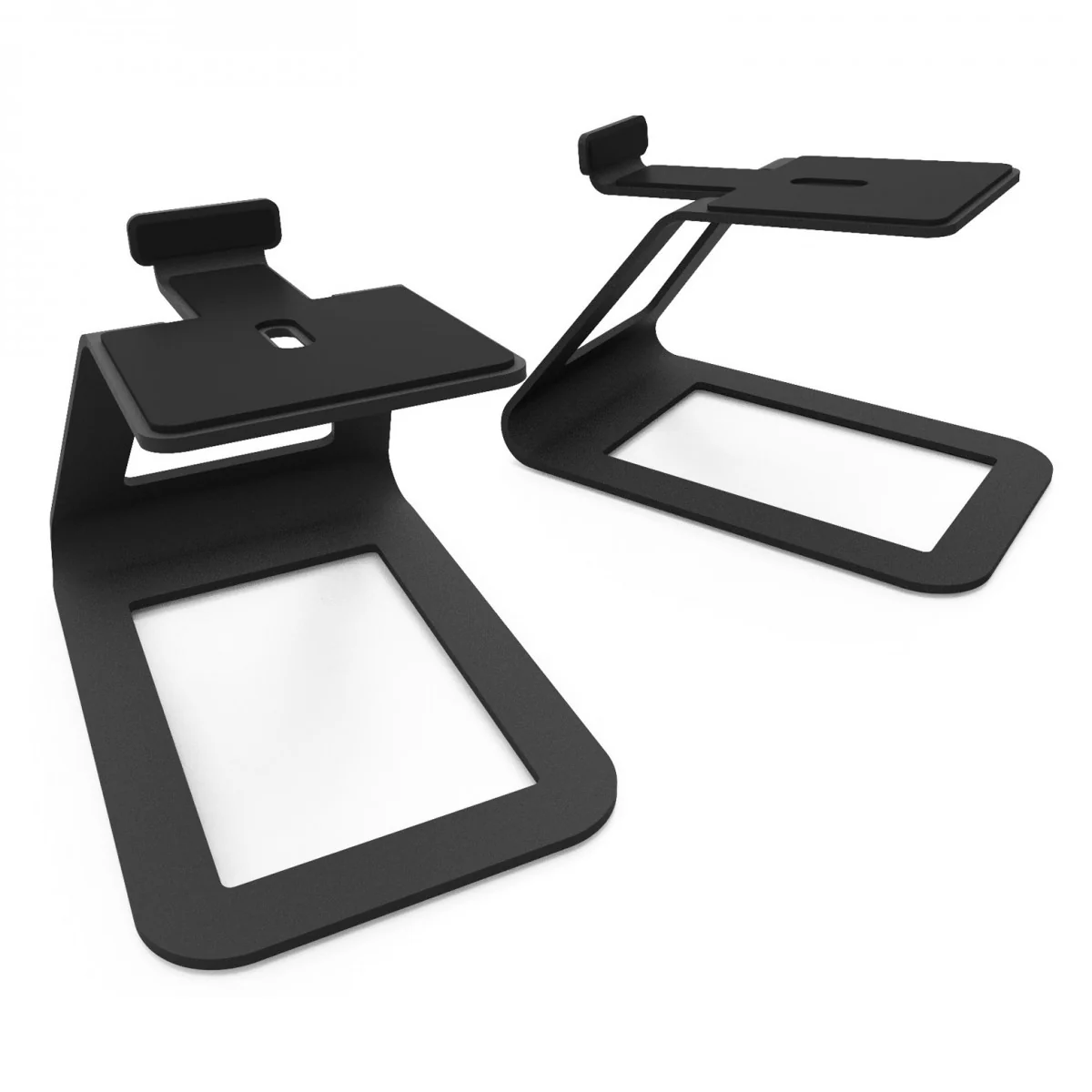 Kanto ORA4 140W Powered Reference Desktop Speakers with Bluetooth & SE4 Elevated Speaker Stands Black - Image 11