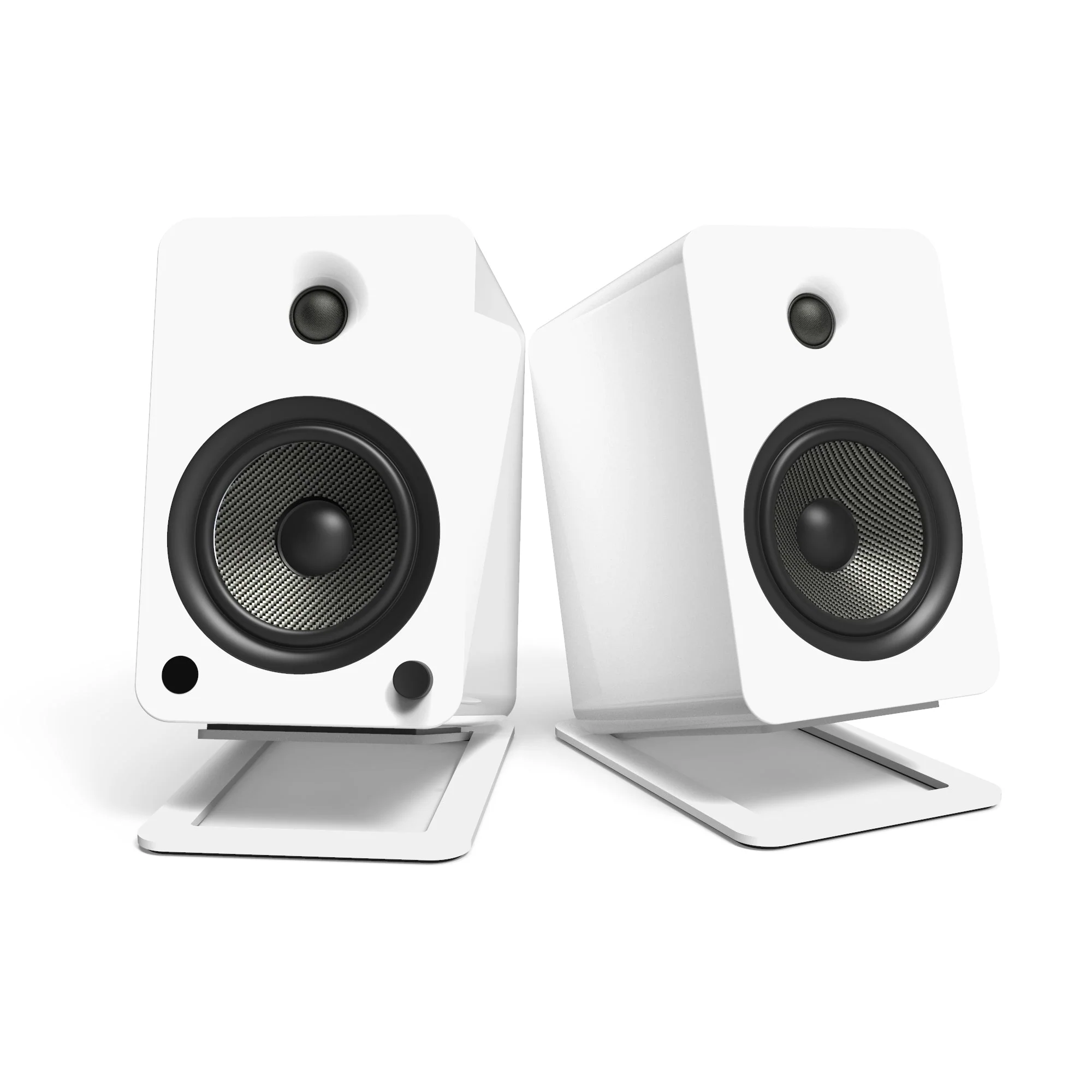Kanto S6 Large Desktop Speaker Stands White - Image 5